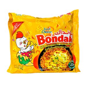 نودل مرغ و پنیر کم تند