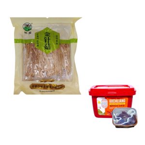 پک قارچ انوکی و رب مخصوص (سایز کوچک)
